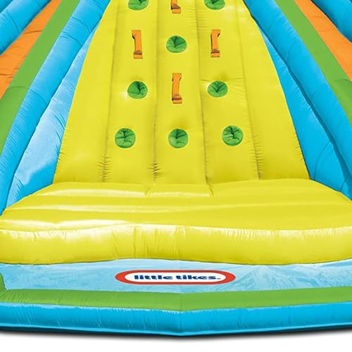 Little Tikes Rocky Mountain River Race Inflatable Slide Bouncer Multicolor, 161.00''L x 169.00''W x 103.00''