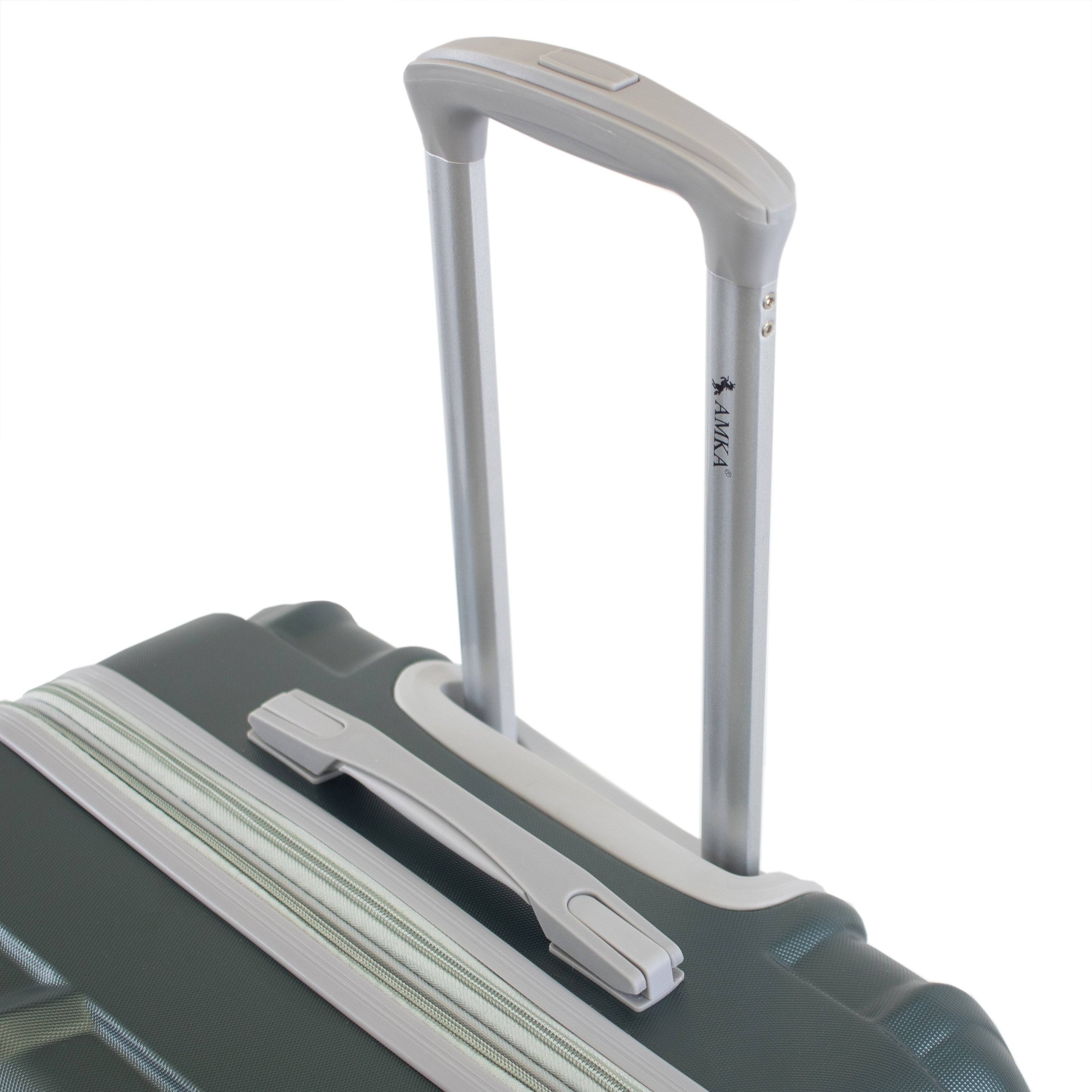 Amka Gem 20 in. Carry-On Hardside Spinner Suitcase - Forest Green