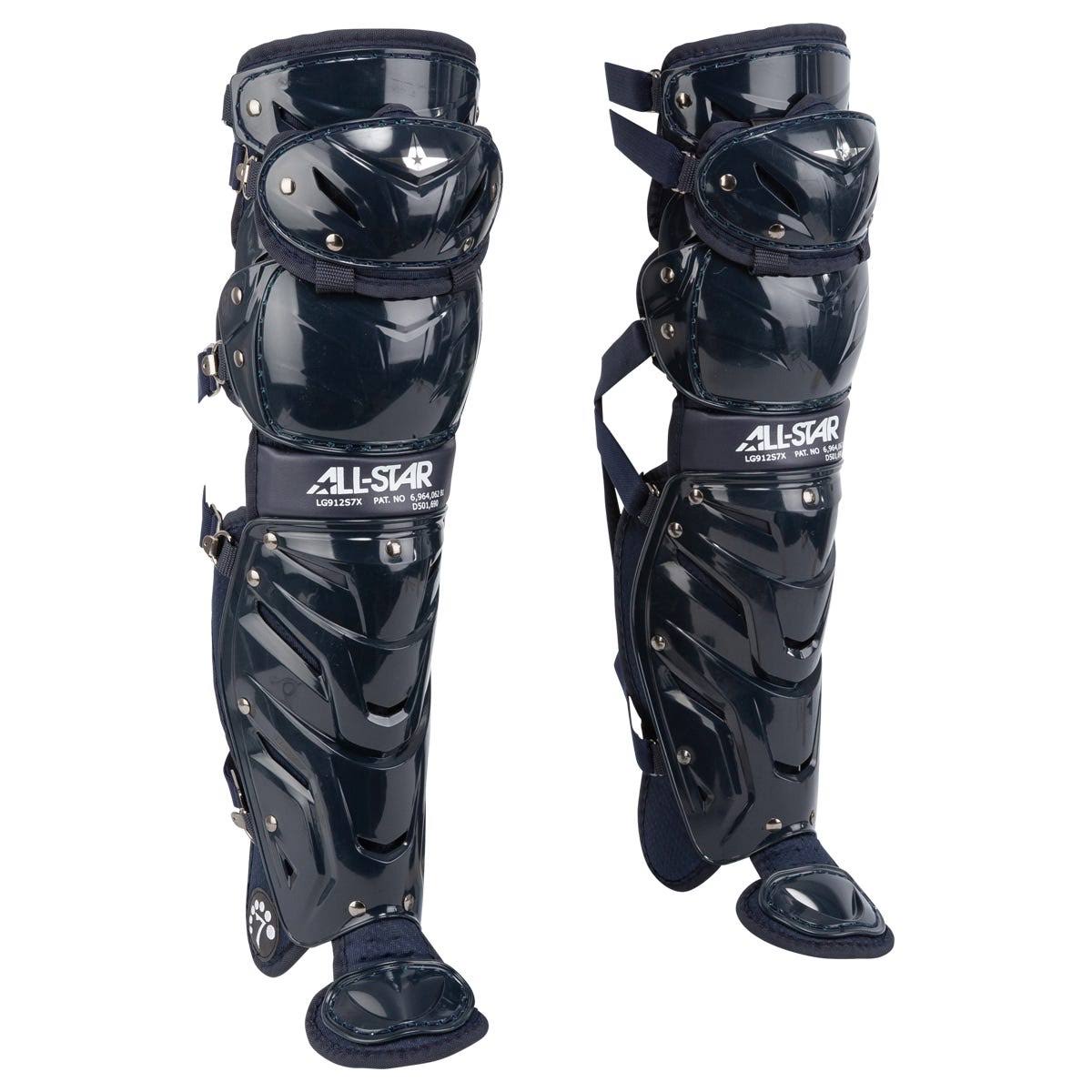 All Star Youth NOCSAE System7 Axis Pro Catcher&s Set - Navy