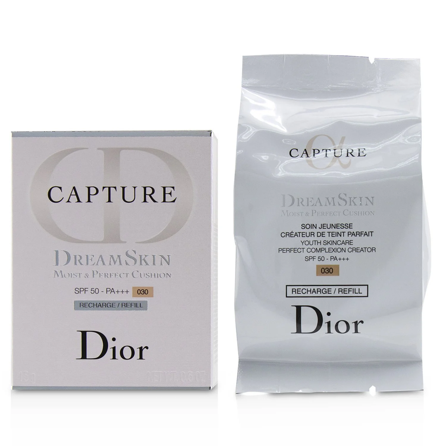 Christian Dior Capture Dreamskin Moist & Perfect Cushion SPF 50 Refill - # 020 (Light Beige) 15g/0.5oz