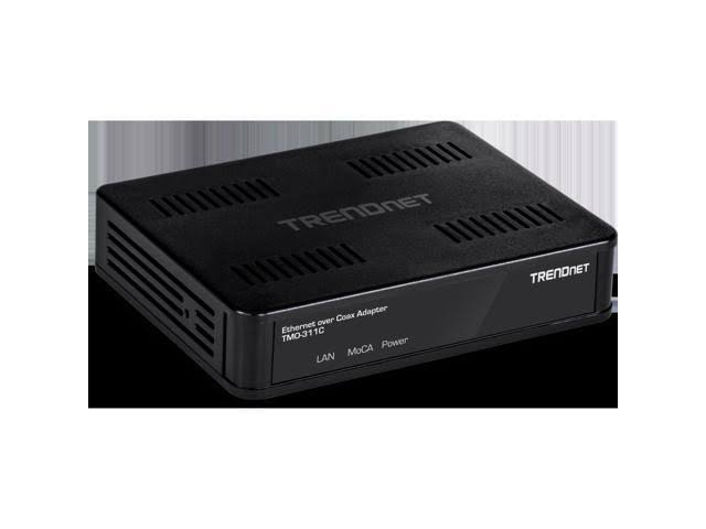 TRENDnet TMO-311C2K Moca 2.0 Ethernet Over Coax Adapter (2-Pack)