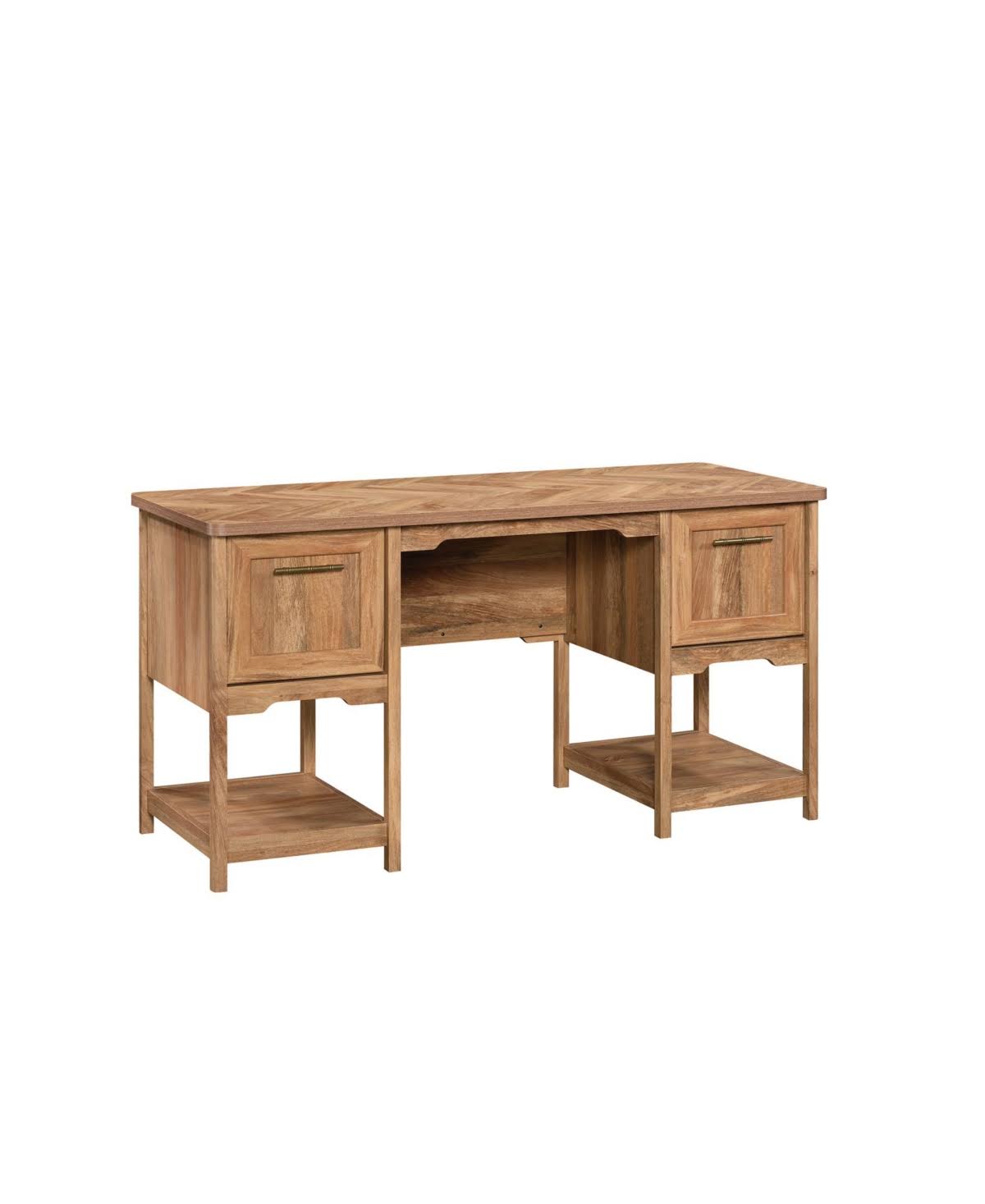 Sauder Coral Cape Desk Sindoori Mango