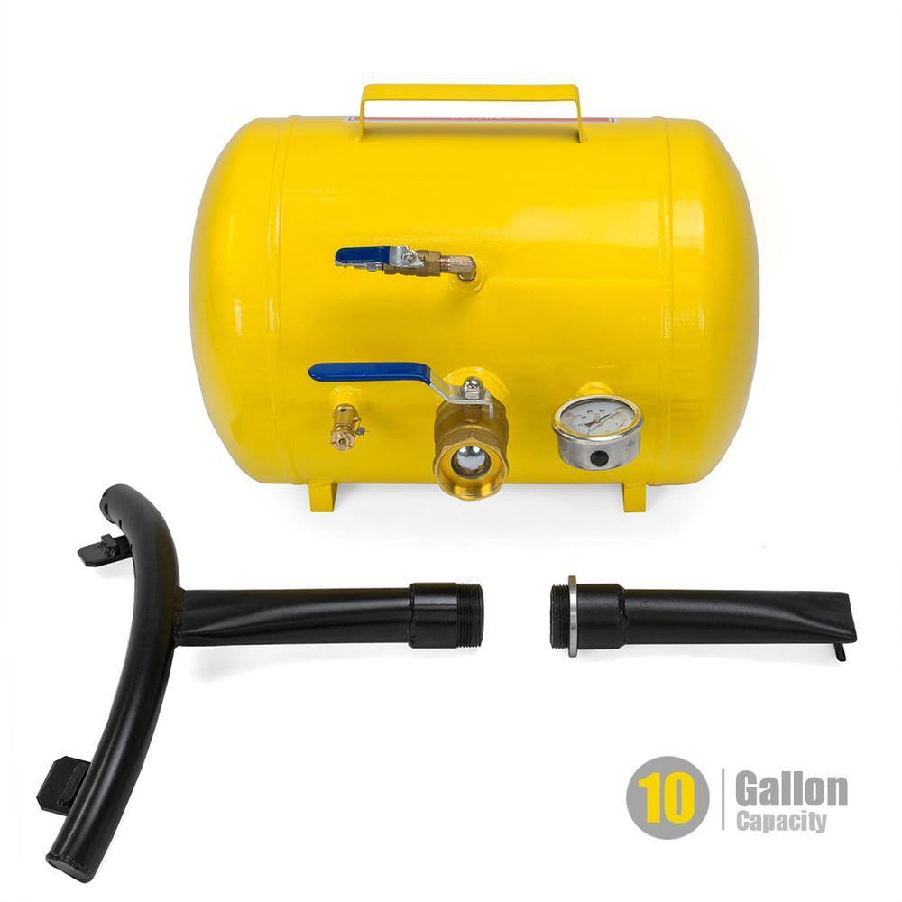 Stark 10 gal. Air Tank Tire Bead Seater Blaster with Wheel Tool