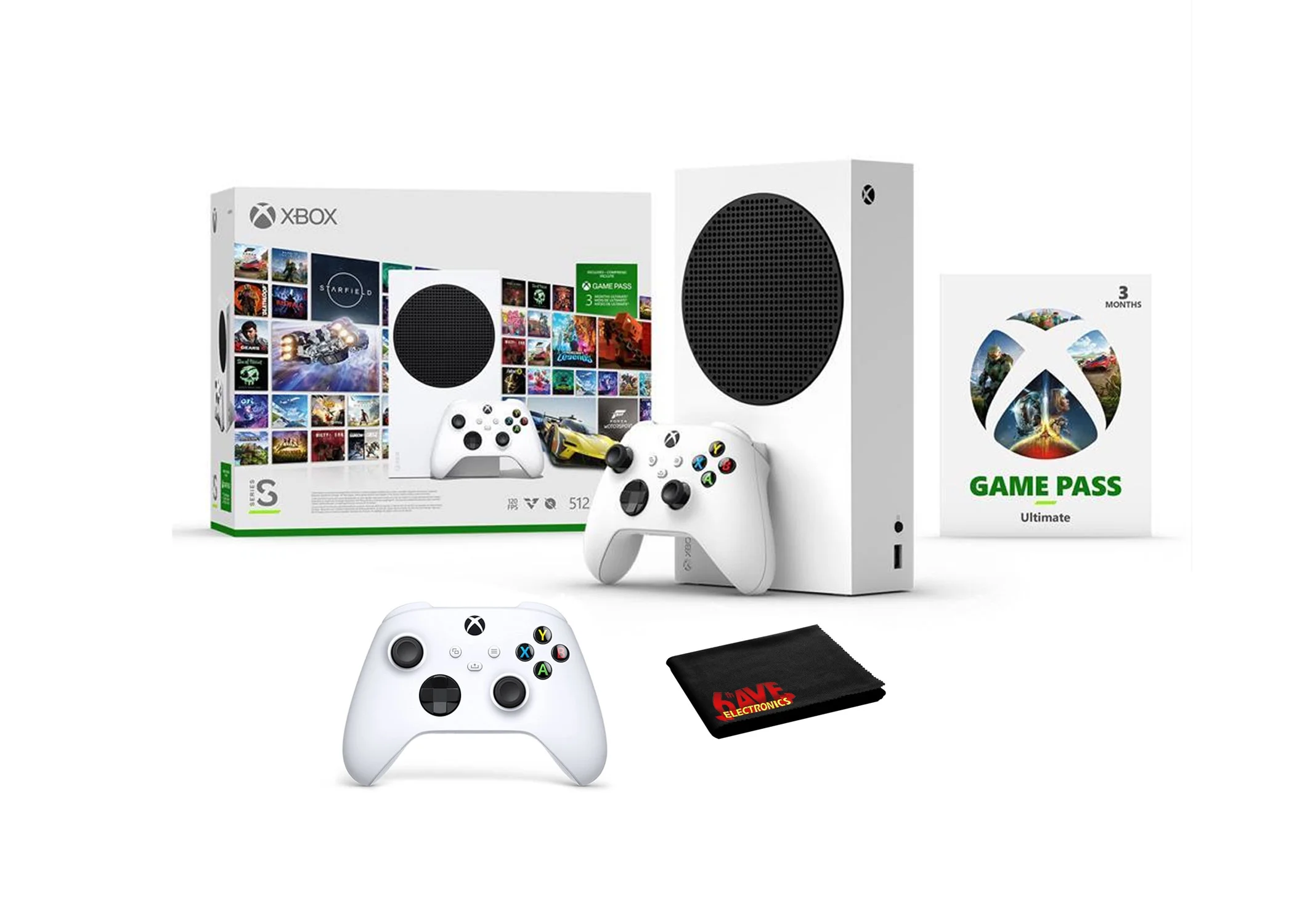 Xbox Series S 512GB Gaming Console Bundle with Extra X box Wireless Controller - Radiant Selections