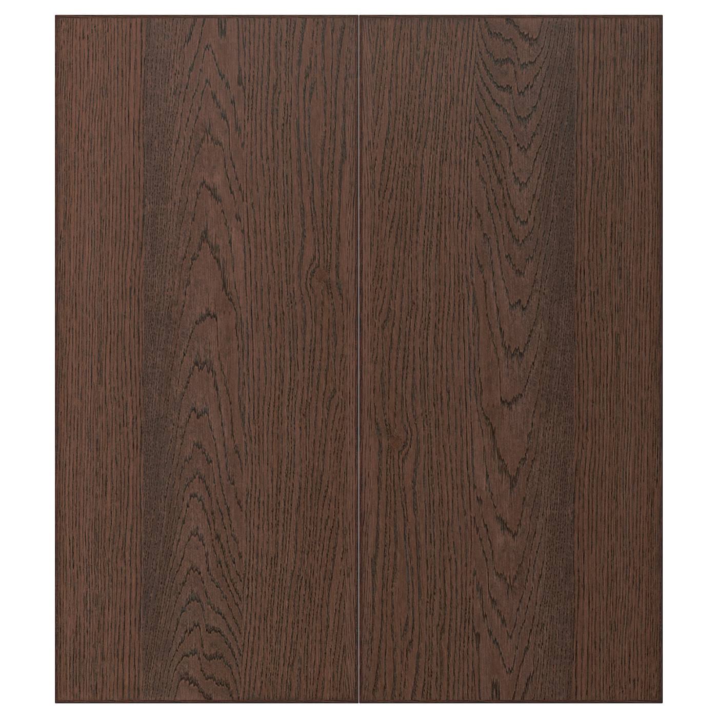 IKEA - SINARP 2-P door/corner Base Cabinet Set, Brown, 13x30