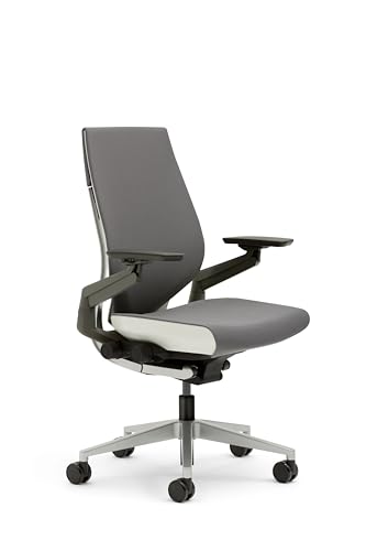Steelcase Gesture Office Chair - Ergonomic Work Chair with Wheels for Carpet - Comfortable - Intuitive-to-Adjust for Desk - 360-Degree Arms