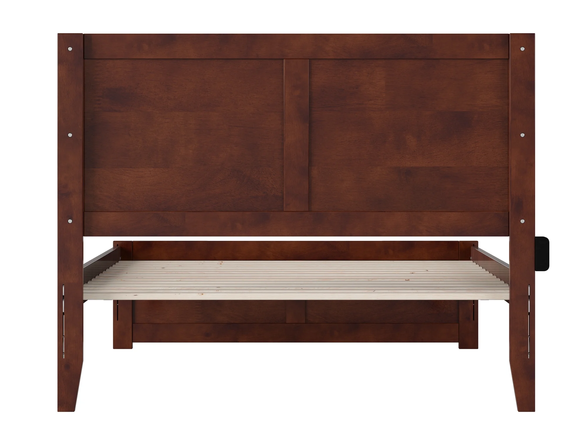 AFI Canyon Walnut Solid Wood Platform Bed with Matching Footboard, Full