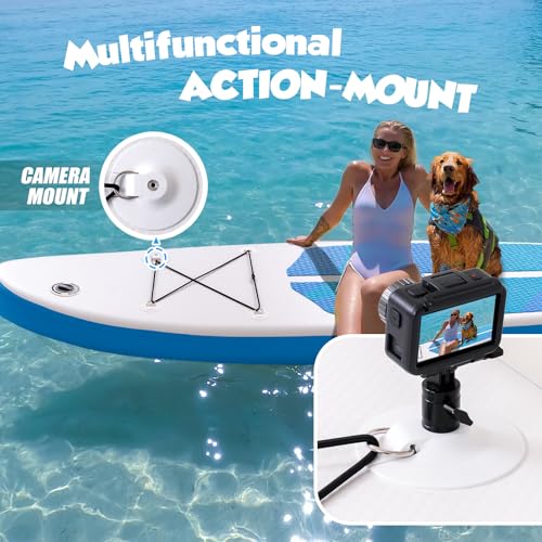 Tuxedo Sailor Inflatable Stand Up Paddle Board with Complete Accessories for Surfing and Traveling