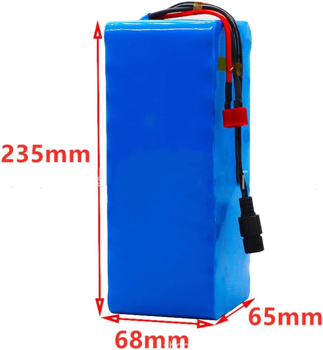 48V 20Ah E-Bike Battery 13S3P Lithium-Ion Battery Pack Built-in BMS for 1000W Motor Electric Bicycle with Charger,T Plug (Xt60 plug)
