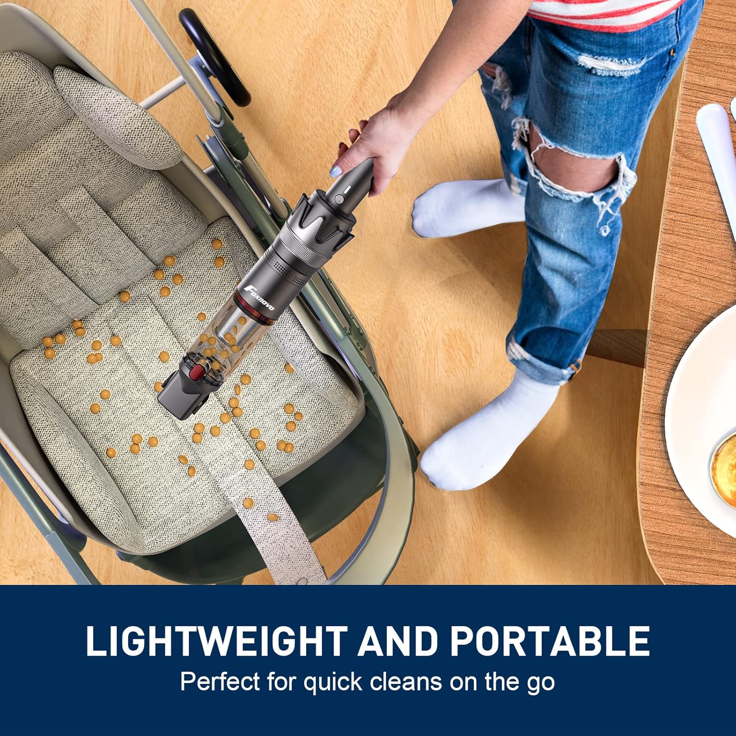 Cordless Portable Handheld Vacuum Cleaner: Mini Small Lightweight Powerful Dust Buster Vac Compact Hand Held Vacuuming Rechargeable for Home Car Pack