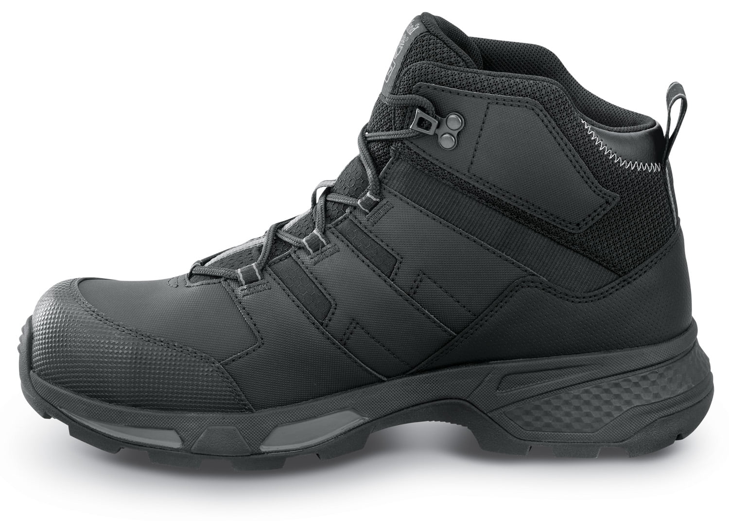 Timberland PRO  Switchback LT, Men's, Black/Grey, Comp Toe, EH, WP, Hiker Work Boot (7.0 M) - Curated Treasures Market