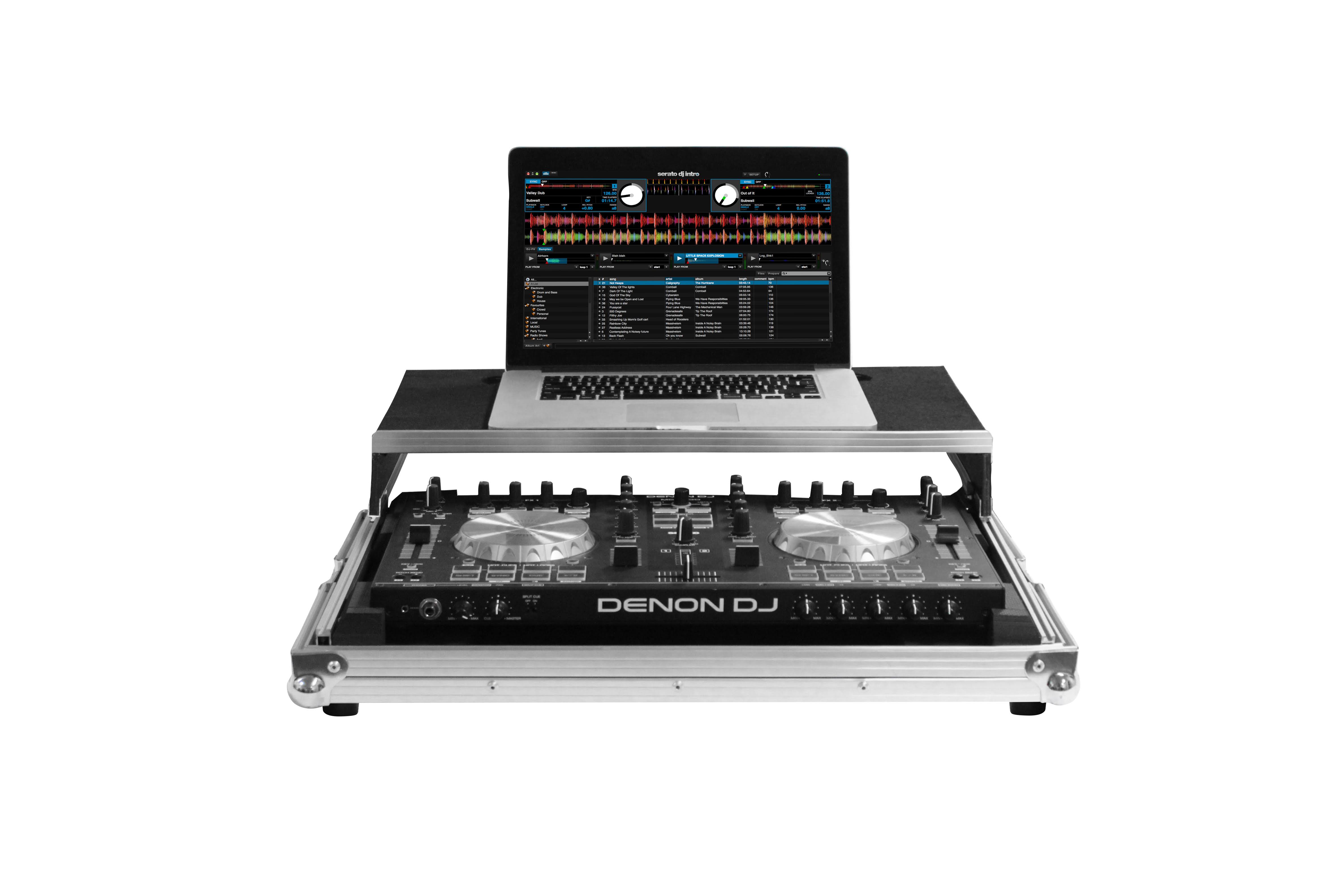Odyssey Flight Ready Low Profile Glide Style Series Shipping DJ System Case for Denon MC4000