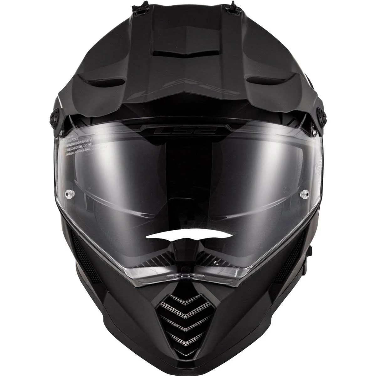 LS2 Blaze Solid Adventure Adult Off-Road Helmets Gloss White / X-Large