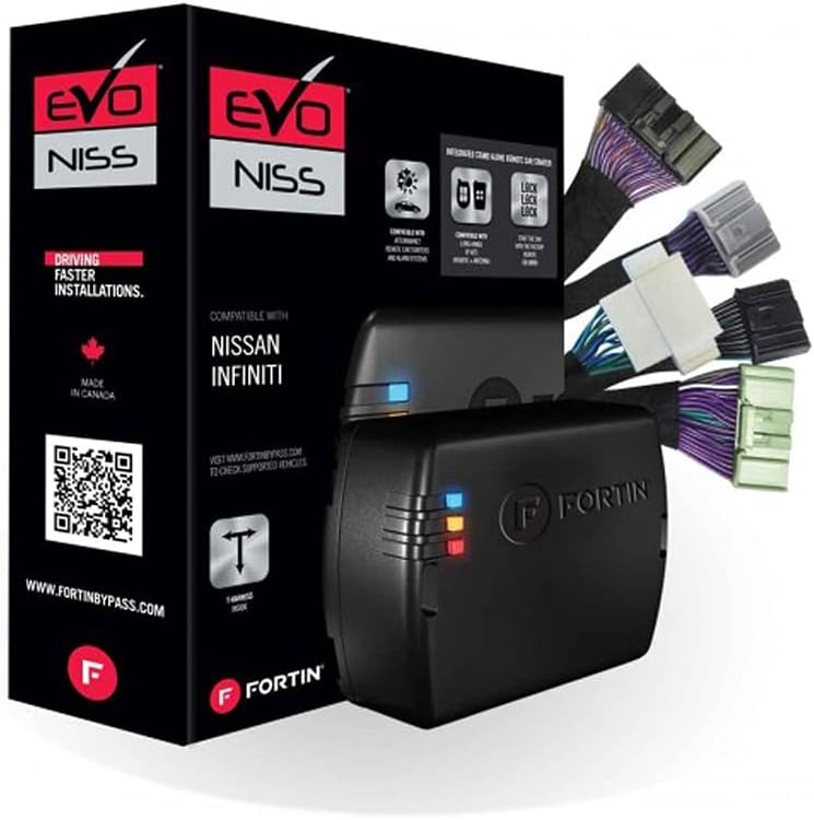 Fortin EVO-NIST4 Stand-Alone Add-On Remote Start Car Starter System for Infiniti Nissan Push-to-Start Vehicles