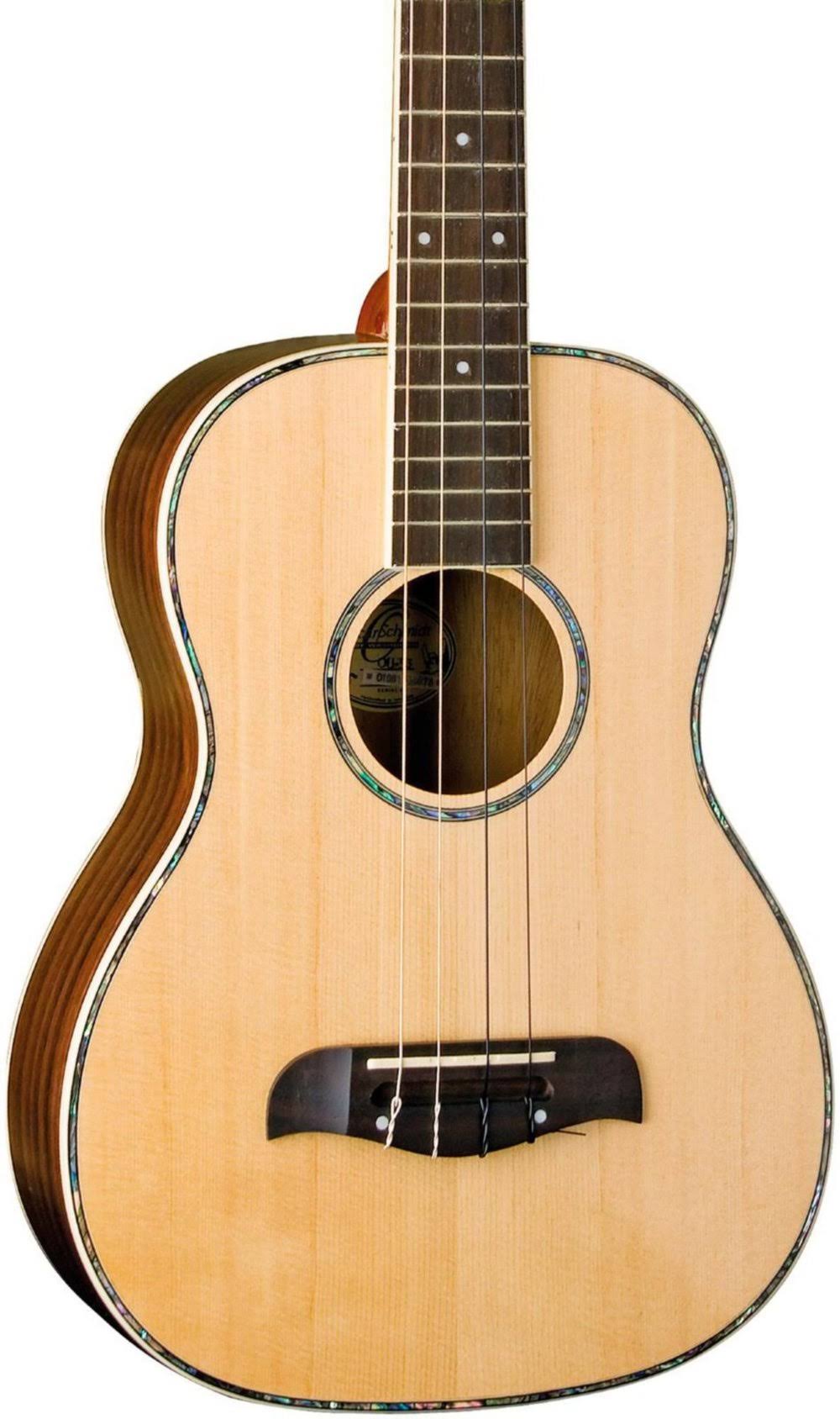 Oscar Schmidt Ou53 Solid Spruce Top Baritone Ukulele