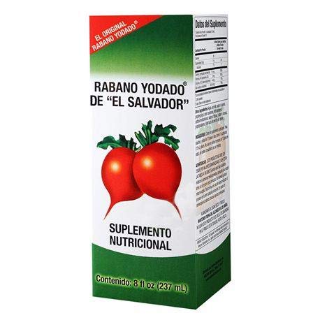 Rabano Yodado De"El Salvador" 8 oz. Dietary Supplement 2-Pack - Kansas Nuitrition - HNZSDS