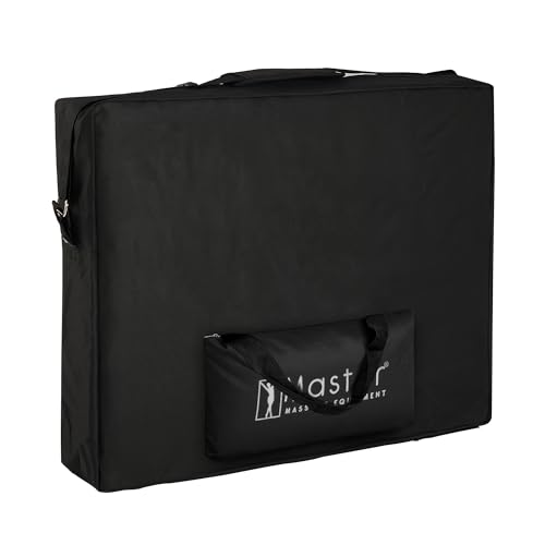 Master Massage Zephyr Lightweight Portable Massage Table Package- Tattoo Table- Spa Bed (Black, Maroon)