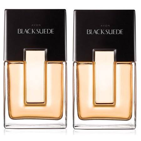 Avon Black Suede Cologne Lot of 2 - Avayadevconnect