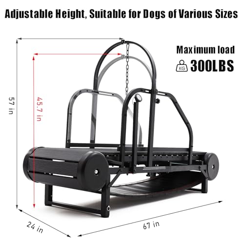New Dog Treadmill for 2025, Non-Electric Treadmill for Dogs with Step Counter, Adjustable Incline & Brake