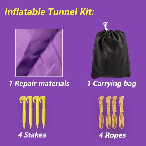 Inflatable Tunnel Sports Tunnel Entrance with Blower Football Tunnel Tent Entryway for Business Advertise Party Exhibition Promotion Street,Shop