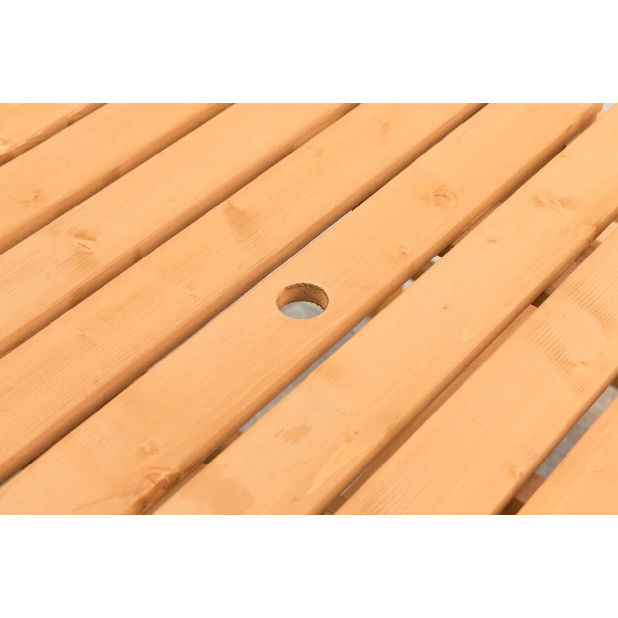 Outdoor Wooden Patio Deck Garden 6-Person Picnic Table, for Backyard, Garden