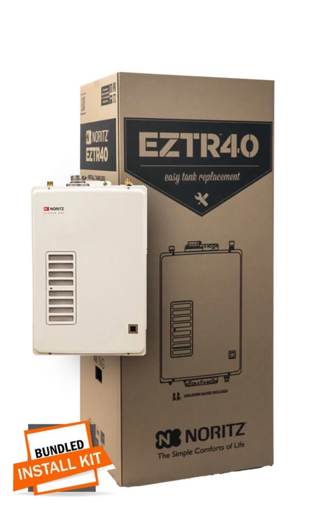 Noritz Eztr40 6.6 GPM 120000 BTU 120 Volt Residential Whole House Tankless Water Heater -