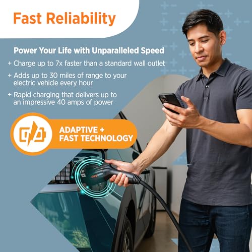 ChargePoint Home Flex Level 2 EV Charger J1772, Nema 6-50 Outlet 240V EV Station, Electric Vehicle Charging Equipment Compatible with All EV Models
