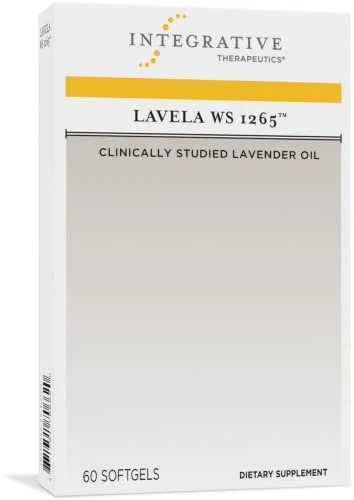 Integrative Therapeutics C Lavela WS 1265 - Clinically Studied Lavender Essential Oil Supplement - Calms Nervousness* - Reduces Stress*