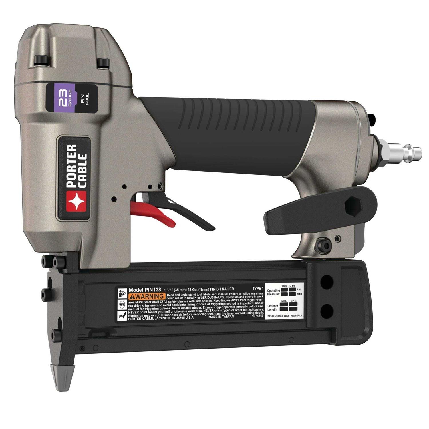 Porter-Cable x 23-Gauge Clip Head Pin Pneumatic Nailer - Shop Hardware Tools Online Store