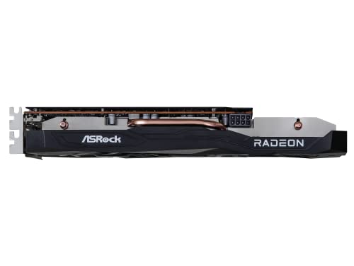 ASRock AMD Radeon RX 7700 XT Challenger 12GB GDDR6 192-bit 0dB Silent Cooling 7680 x 4320 DisplayPort HDMI LED Indicator 18Gbps Dual Fan Graphics Card