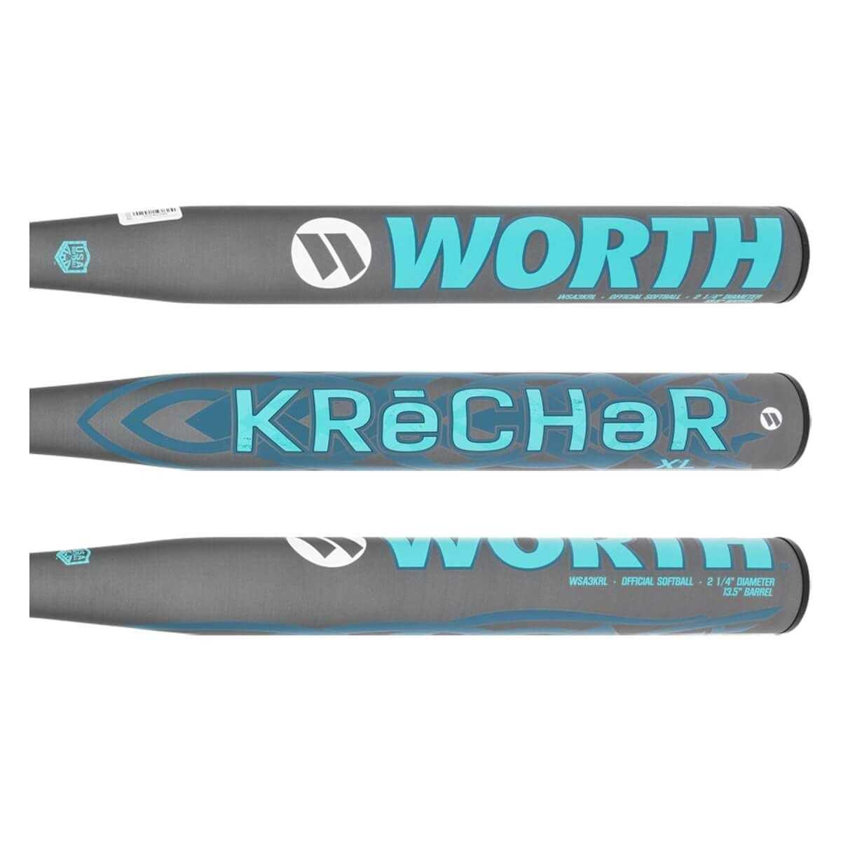2023 Worth Krecher XL 13.5 USA Slowpitch Softball Bat - Sports Supplies Online Store