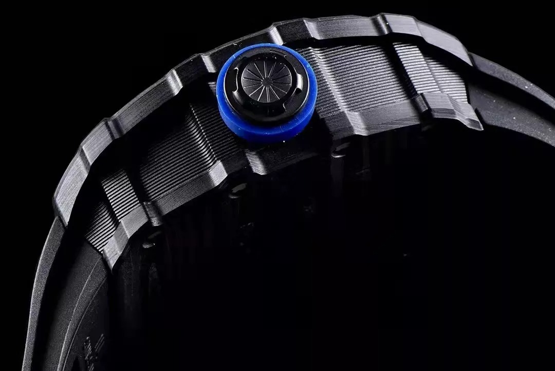 RM 35-01 Black Bezel Blue Dial Black Rubber Strap KV RUML3