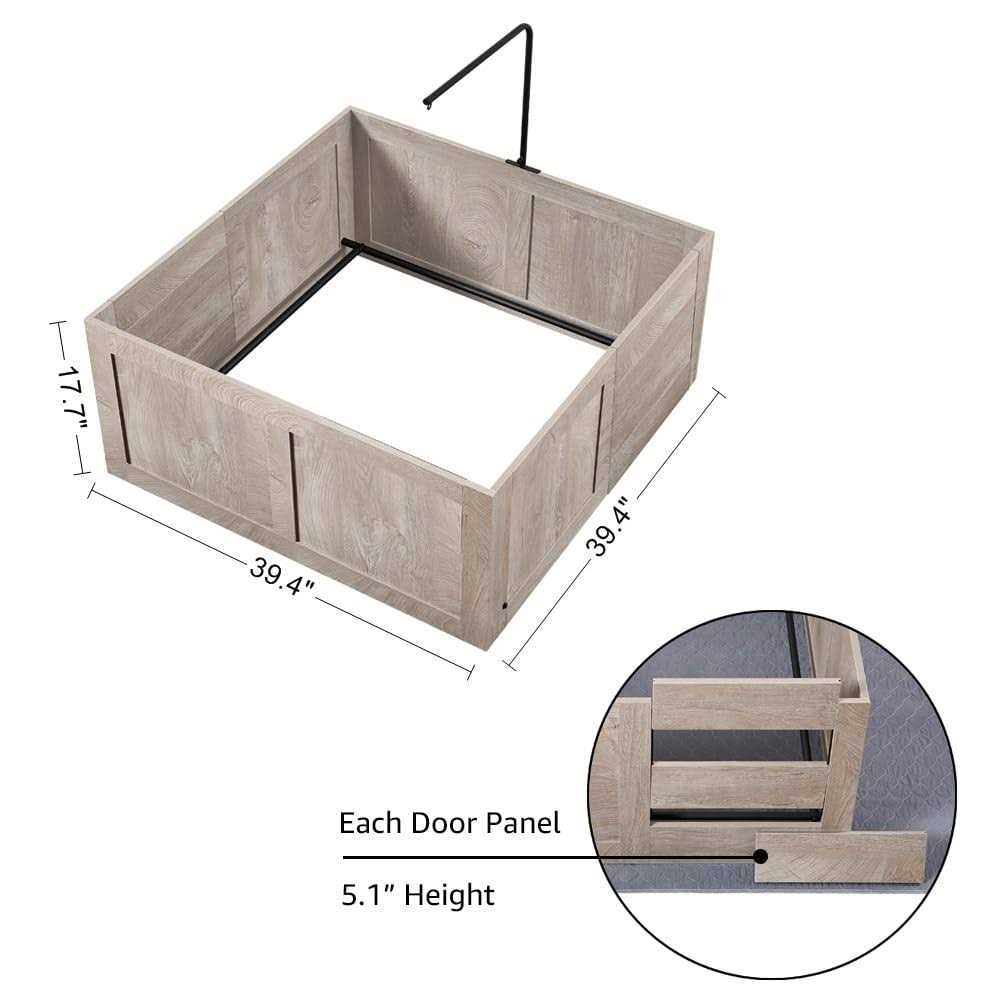 Unipaws Whelping Box for Dogs Small Medium Breed Whelping Pen - Pet Supplies online store