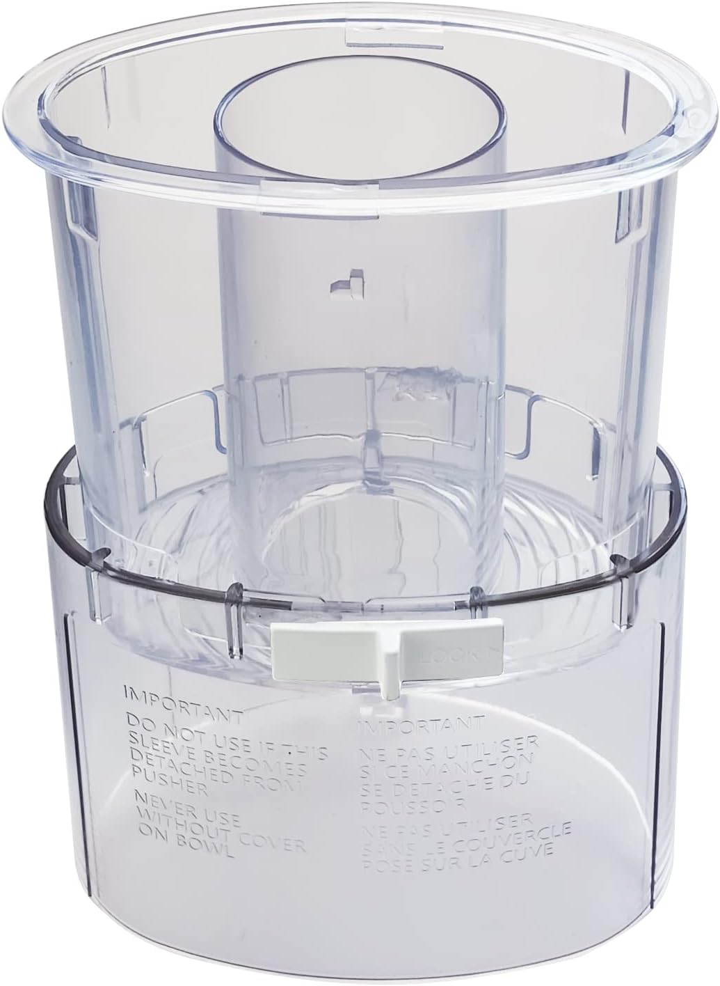 DLC-018BGTX (DLC-018BGTX-1) Large Pusher and Sleeve Assembly Fit for Food Processors