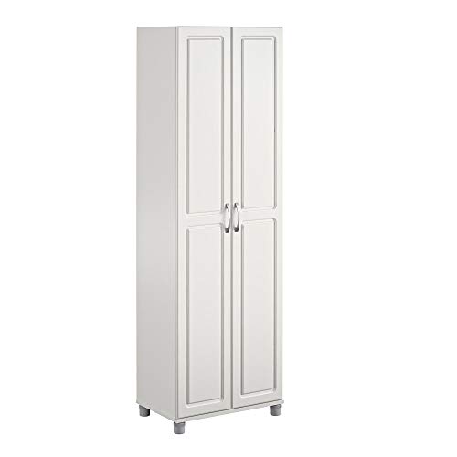 SystemBuild Evolution Kendall 24" Engineered Wood Utility Storage Cabinet Black