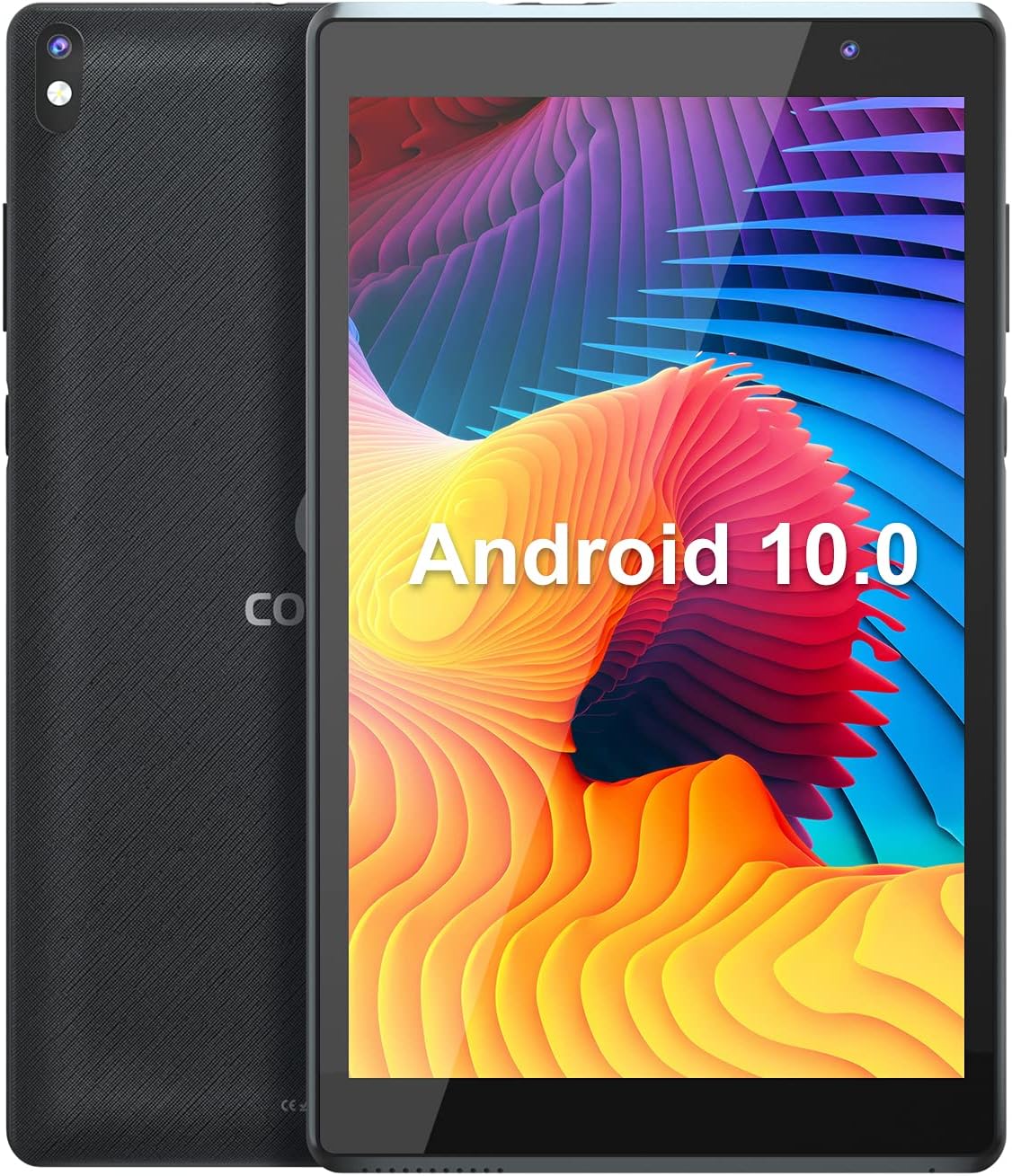 Tablets, Android Tablet 8 inch, Android 10.0 Tablet 2GB RAM, 32GB Storage Quad-Core Processor Kids Tablet PC Tab (Black) Pack of 2