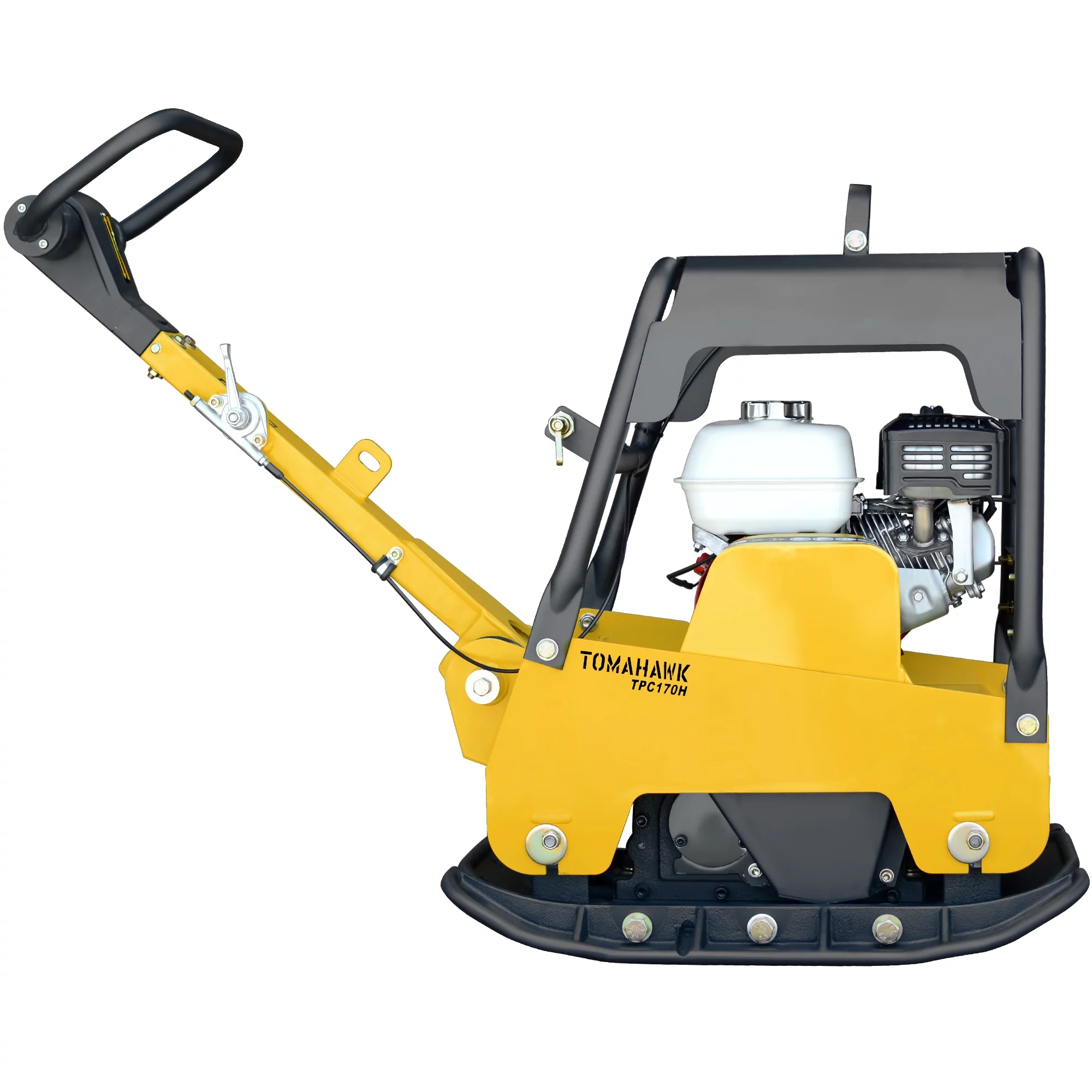 TOMAHAWK 6.5 HP Honda Reverse Hydraulic Plate Compactor for Asphalt, Aggregate, Cohesive Soil Compaction