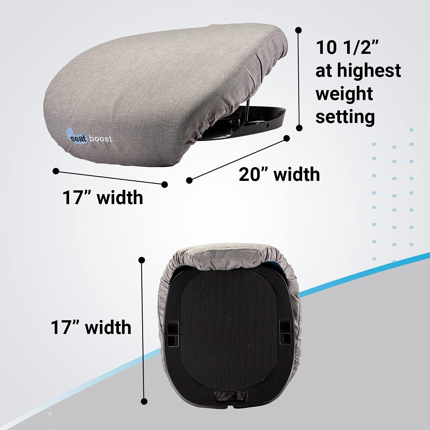 Stand Assist Aid for Elderly - Lifting Cushion by Seat Boost - Portable Alternative to Lift Chairs - Handicap Mobility Help for 70% Lift Support