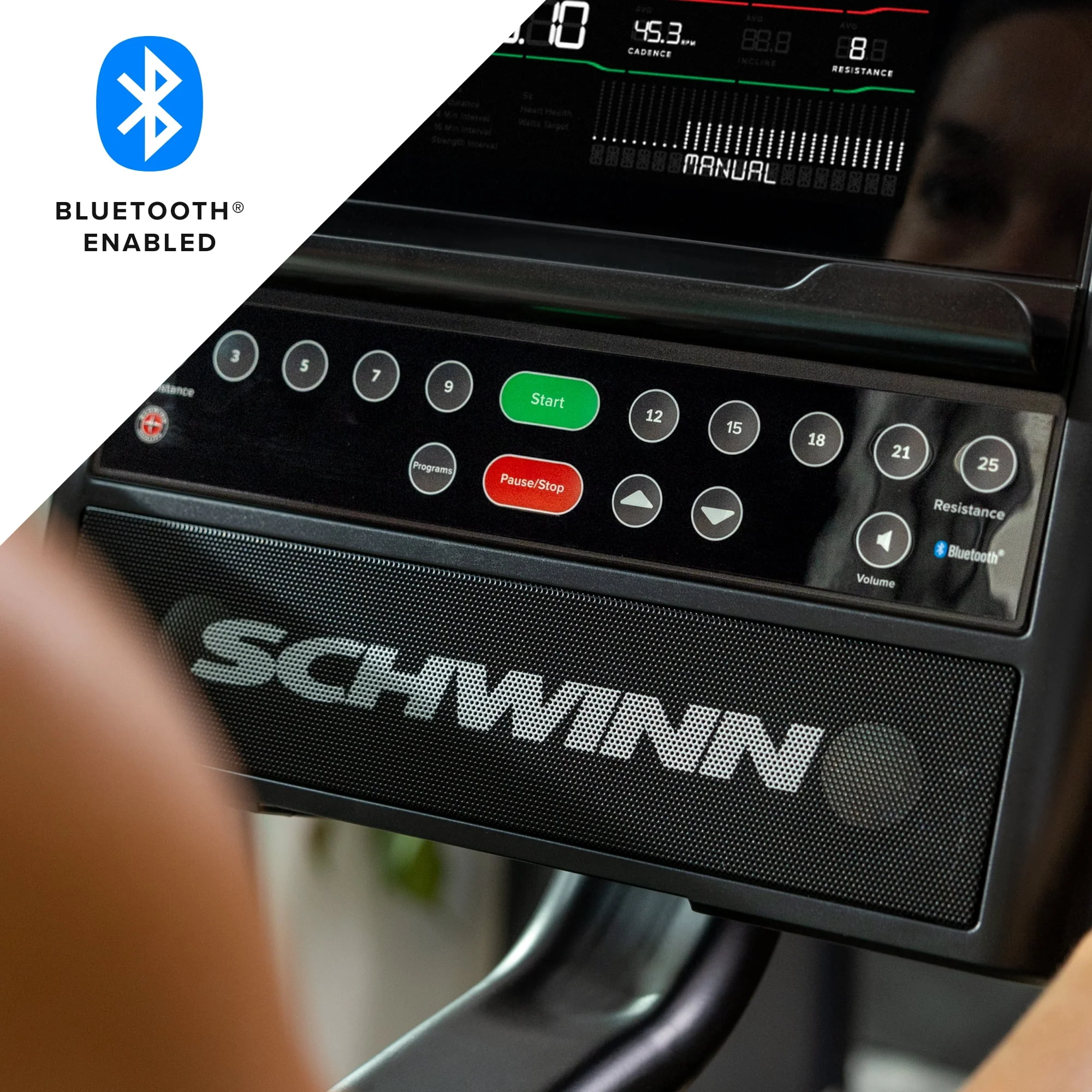 Schwinn 190 Upright Bike, Free 2-Month JRNY Membership