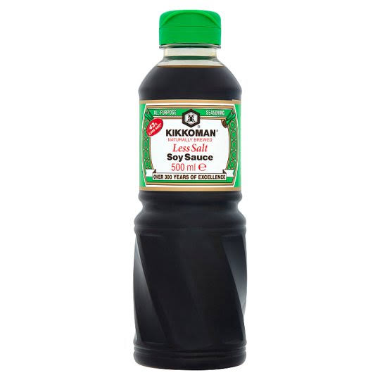 Kikkoman Less Salt Soy Sauce 500ml