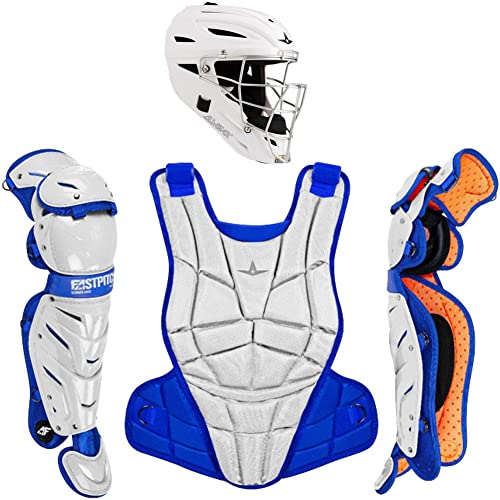 All-Star Catcher’s Gear Kit – Includes Helmet, Chest Protector & Leg Guards – Lightweight, Durable Baseball Protective Set, Meets NOCSAE