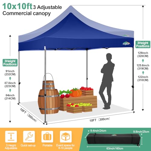 COBIZI 13x26 Pop Up Tent 13x26 Canopy with Sidewalls Heavy Duty Canopy Party Tent for Parties