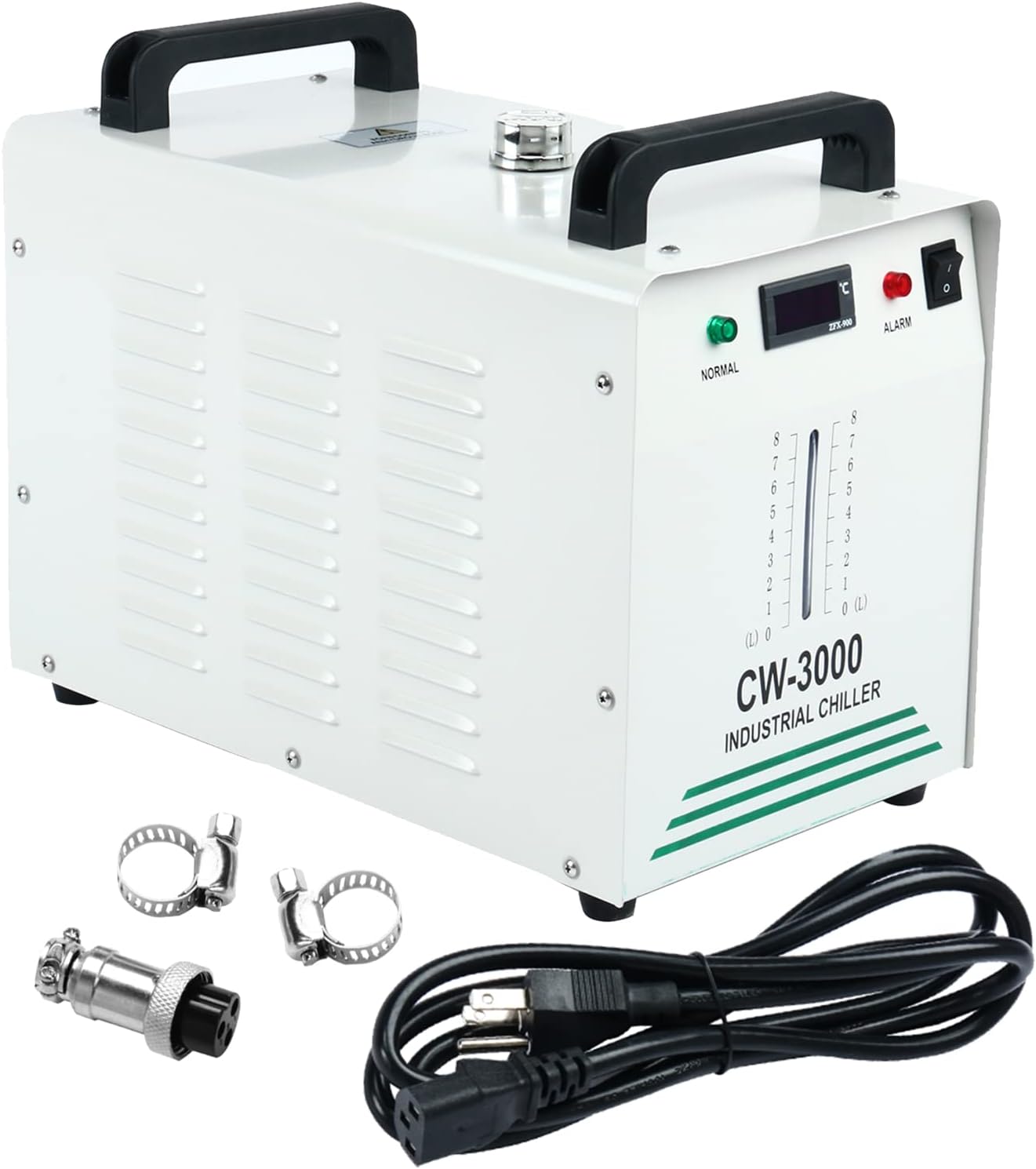 DasMarine CW-3000 Water Chiller,8L Industrial Water Chiller,Thermolysis Type Water Cooling Chiller Machine
