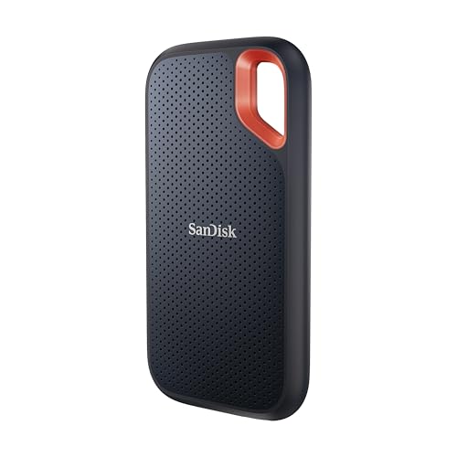 SanDisk 2TB Extreme Portable SSD - Up to 1050MB/s, USB-C, USB 3.2 Gen 2, IP65 Water and Dust Resistance, Updated Firmware