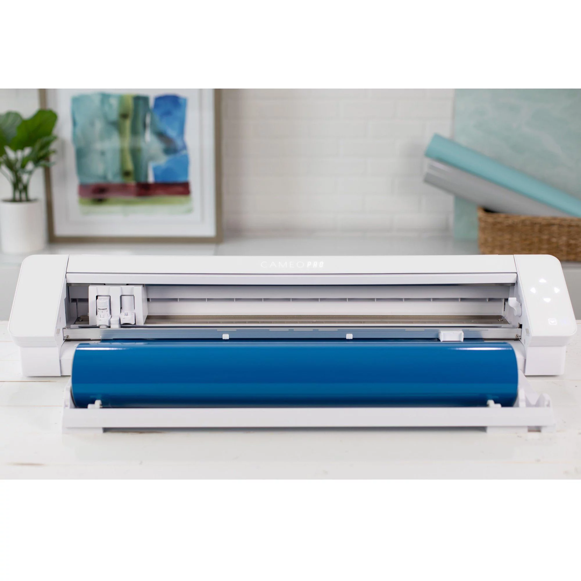 Silhouette Cameo 4 PRO - 24" w/ Advanced Blade Pack, 38 Sheets Vinyl, HTV, Pens