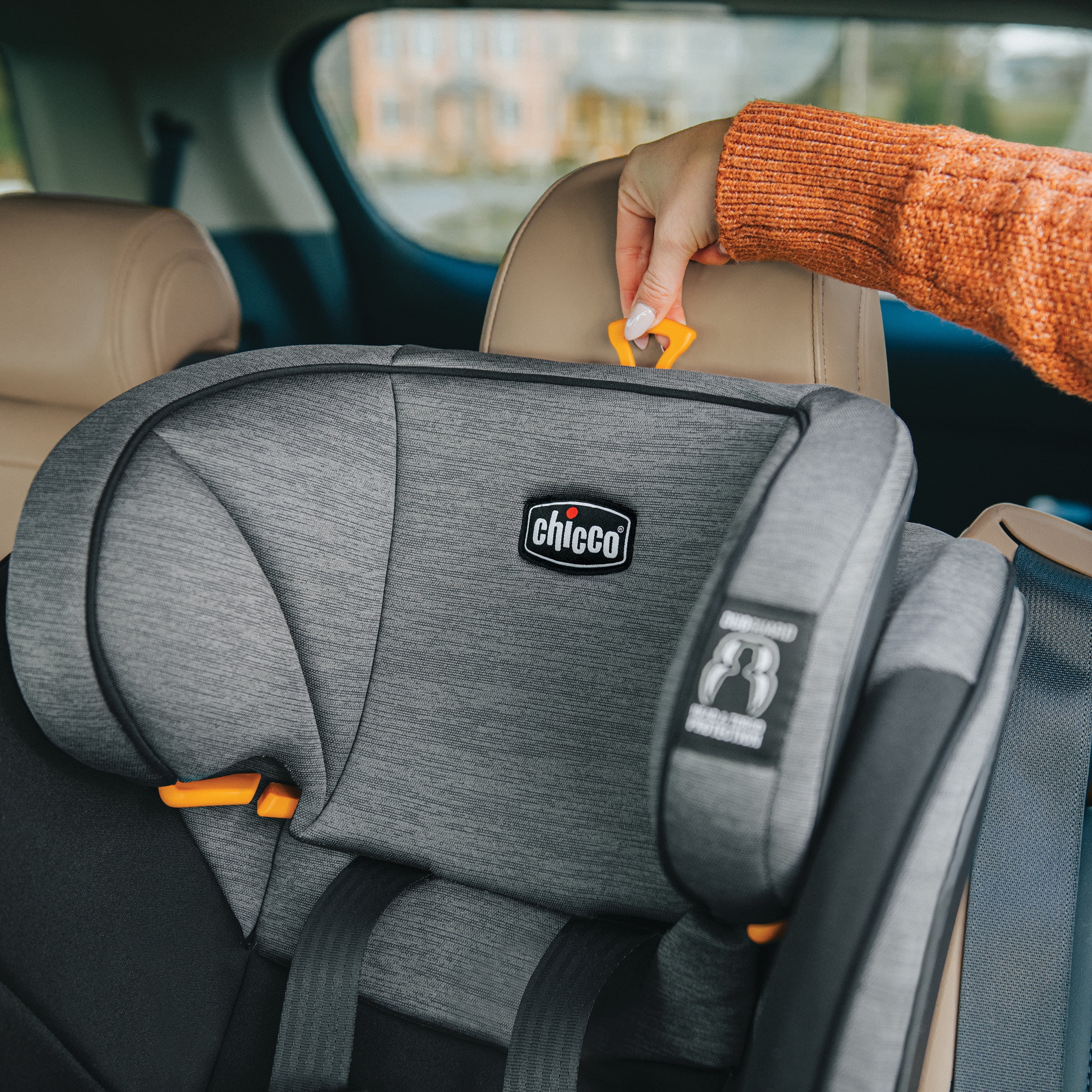 Chicco MyFit ClearTex Harness + Booster Car Seat - Shadow (Black)