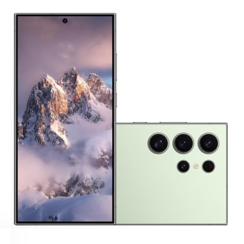 Unlocked Cell Phones C24 Ultra Smartphone Android 13 Phones 8GB+256GB/6.8" HD Screen/Dual SIM/108MP+48MP Camera/6800 mAh/Built-in Pen (Light Cyan)