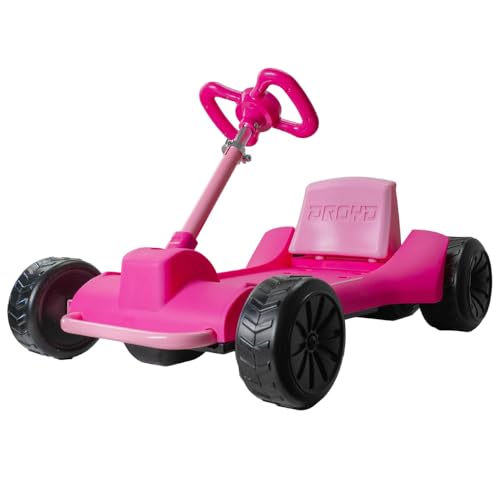 Droyd Zypster Electric Go Kart for Kids, 25V Lithium Ion Battery w/Dual 50W Brushed DC Motor Up to 3-6 Mph, Adjustable Height and Seat