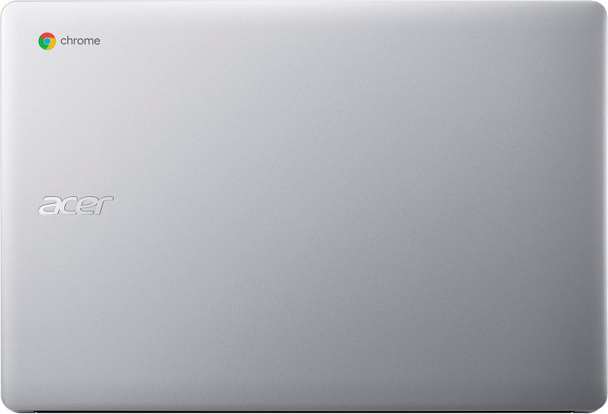 Acer Chromebook 315 15.6” HD Laptop, Intel Celeron N4020, 4GB RAM, 64GB eMMC, Chrome OS + Protective Sleeve, Silver
