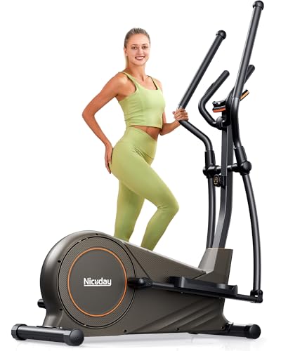 Niceday Elliptical Exercise Machine, Elliptical Machine for Home, Magnetic Elliptical Trainer with 15.5IN-19IN Stride, 16 Resistance Levels